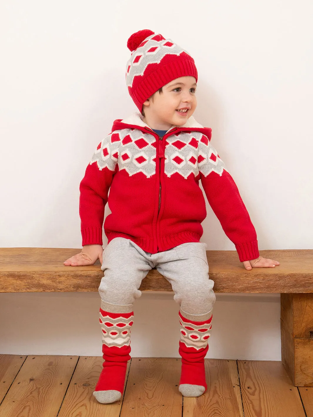 Jurassic Cosy Hat Red