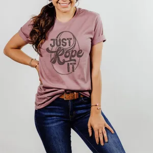Just Rope It Western Graphic T-Shirt - WE204
