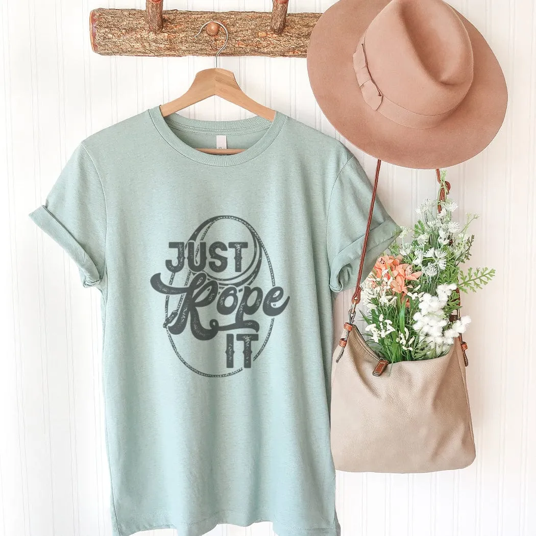 Just Rope It Western Graphic T-Shirt - WE204