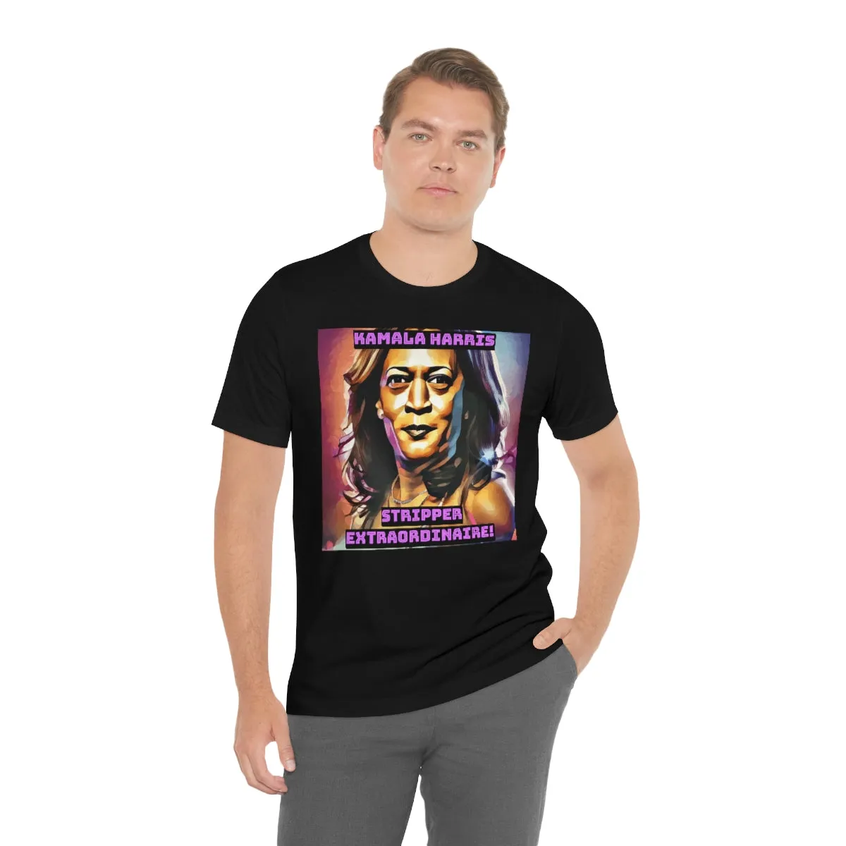 Kamala Harris Stripper Extraordinaire! Short Sleeve Tee