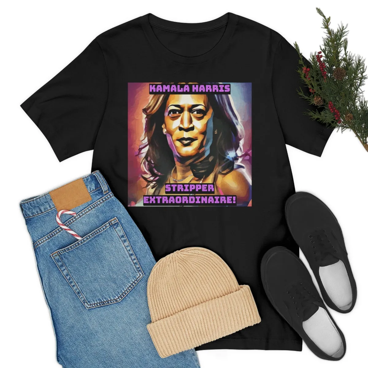 Kamala Harris Stripper Extraordinaire! Short Sleeve Tee