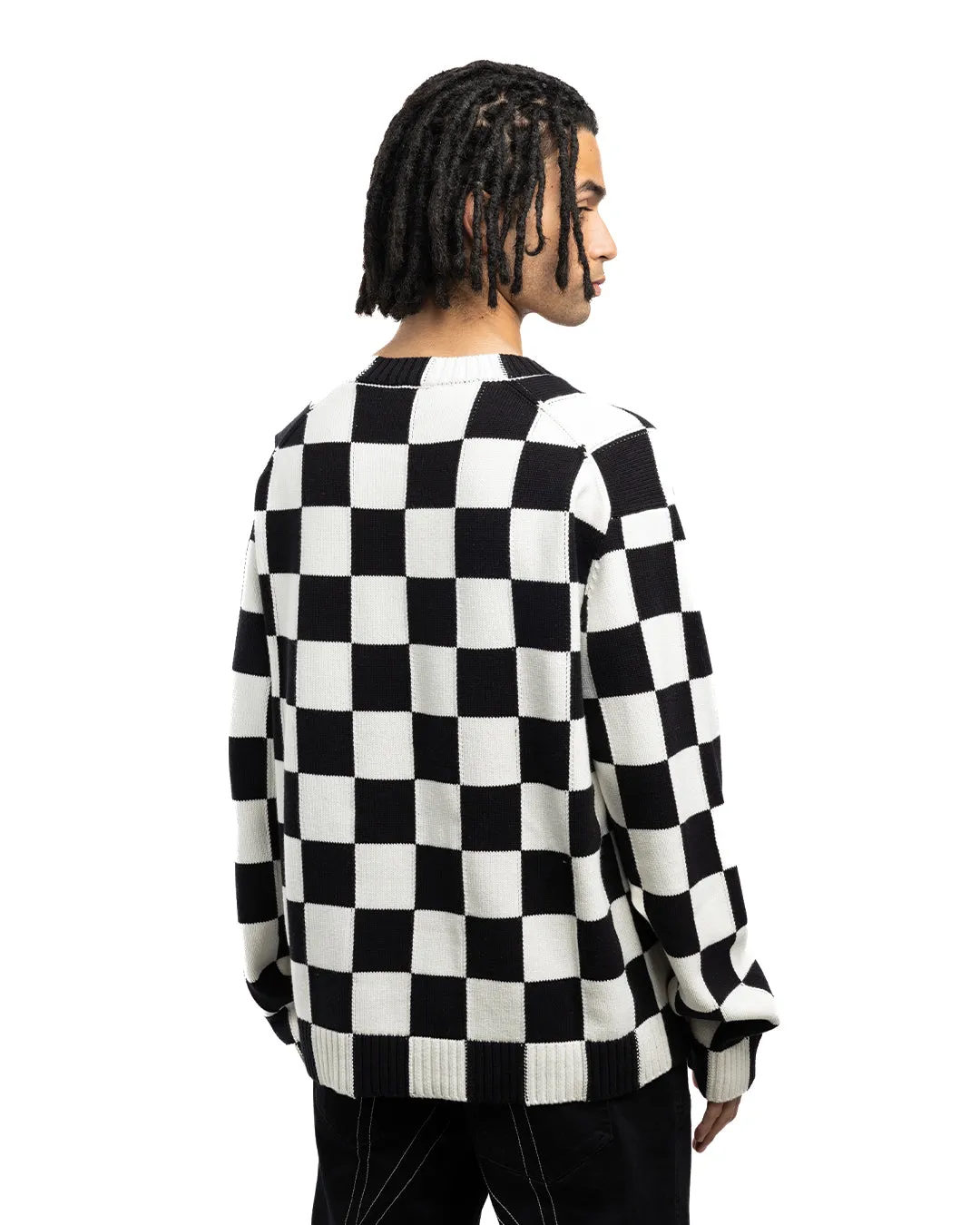 Kenzo Checks Knitwear White/Black