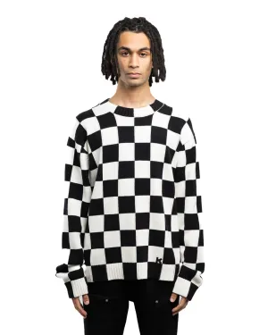 Kenzo Checks Knitwear White/Black