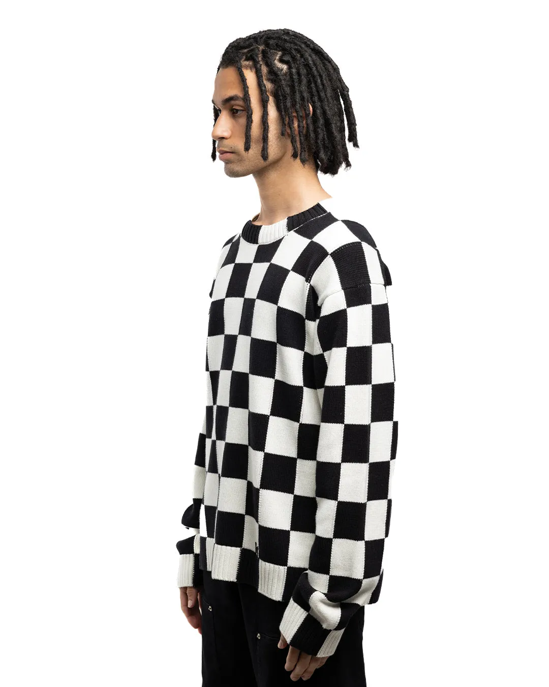 Kenzo Checks Knitwear White/Black