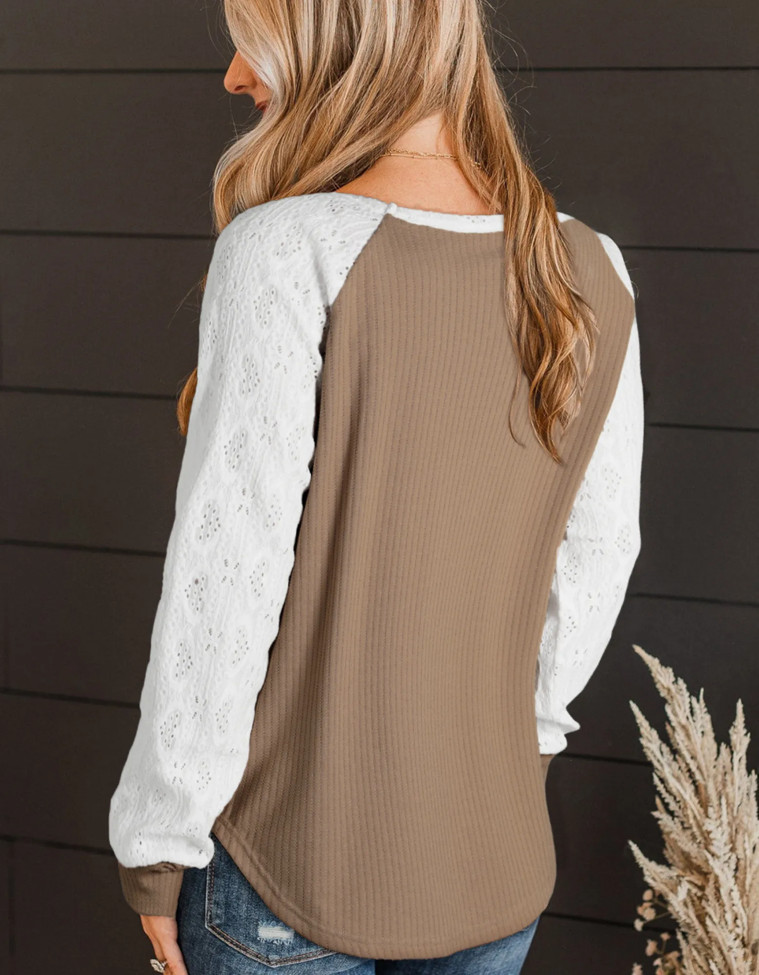Lace Beige Long Sleeve A Child Is Born