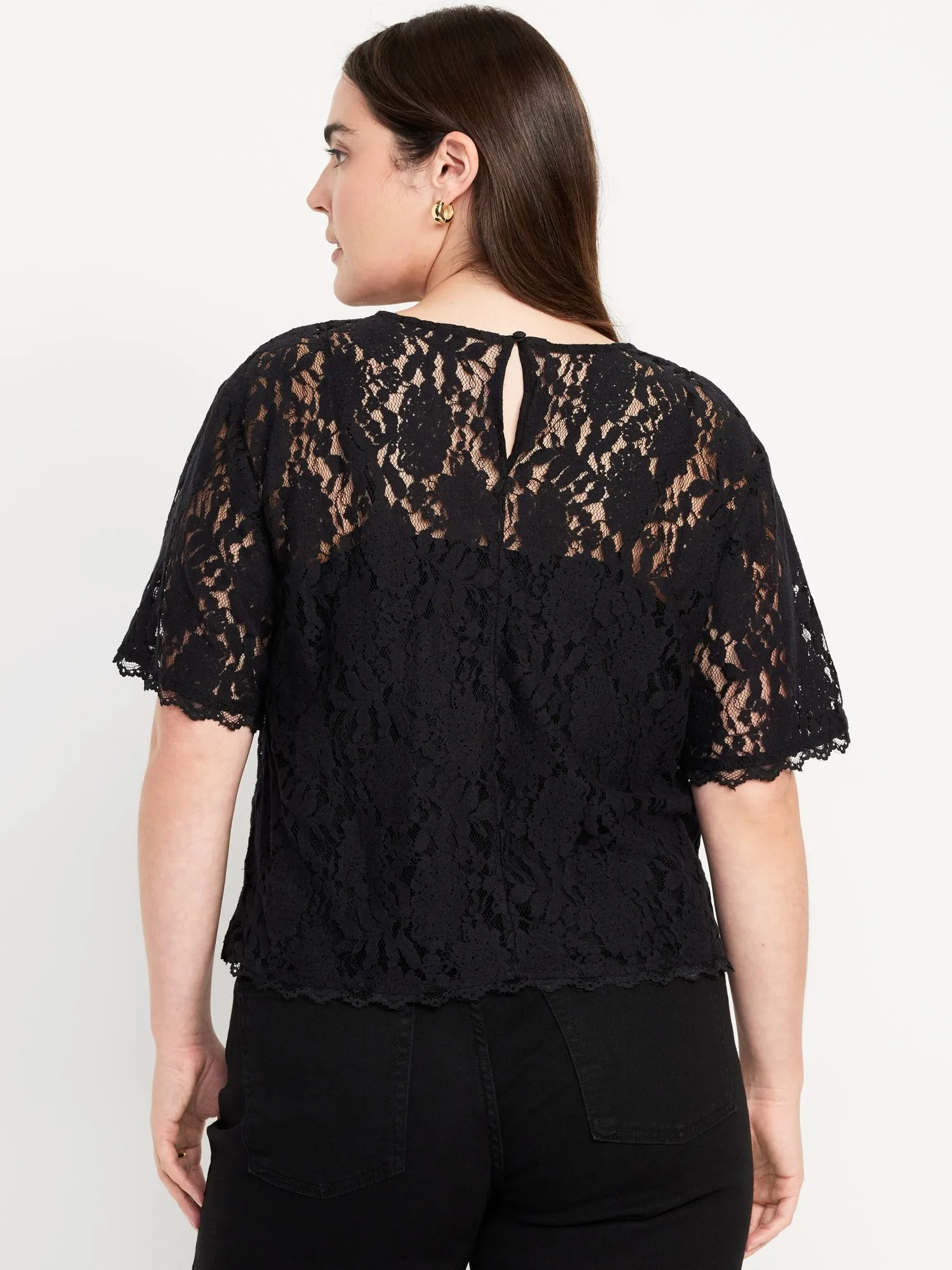 Lace Shell Top