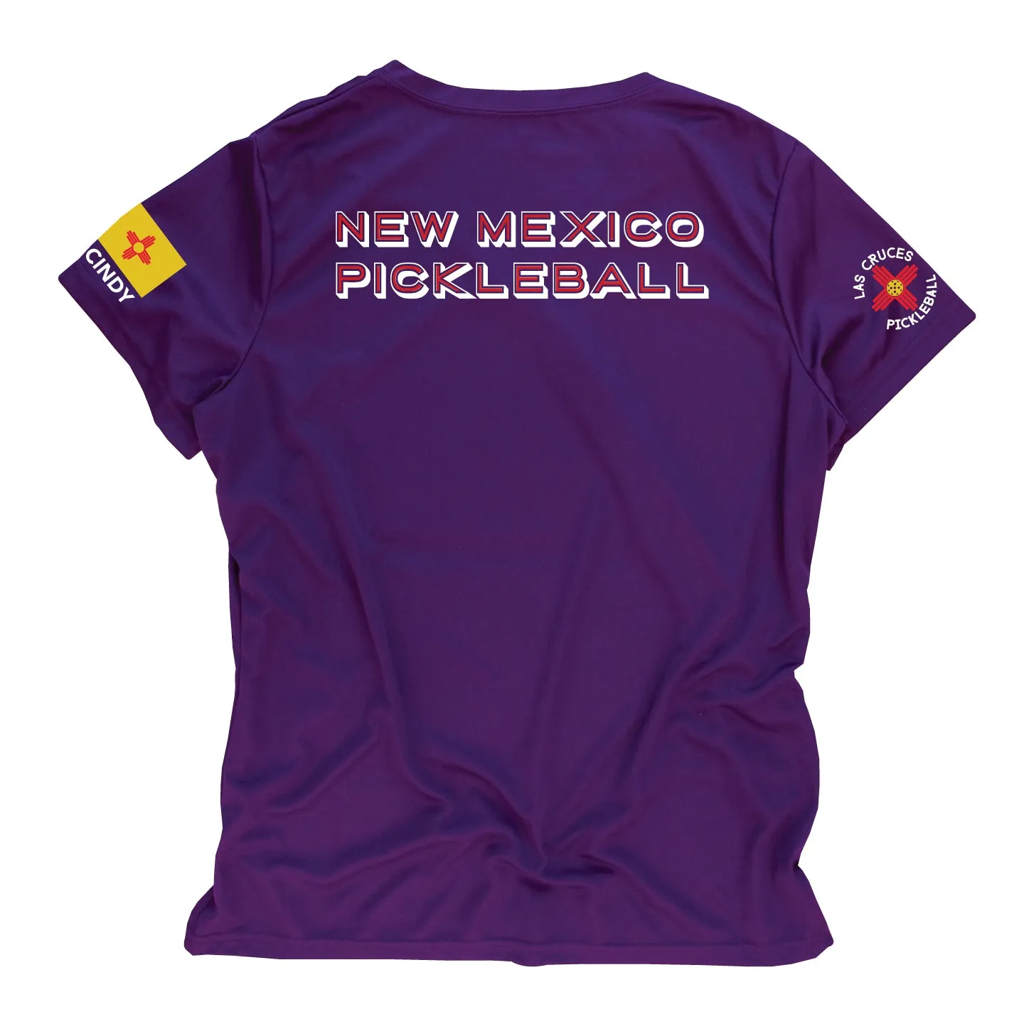 Las Cruces Ladies Let It Bounce Performance Pickleball T-Shirt