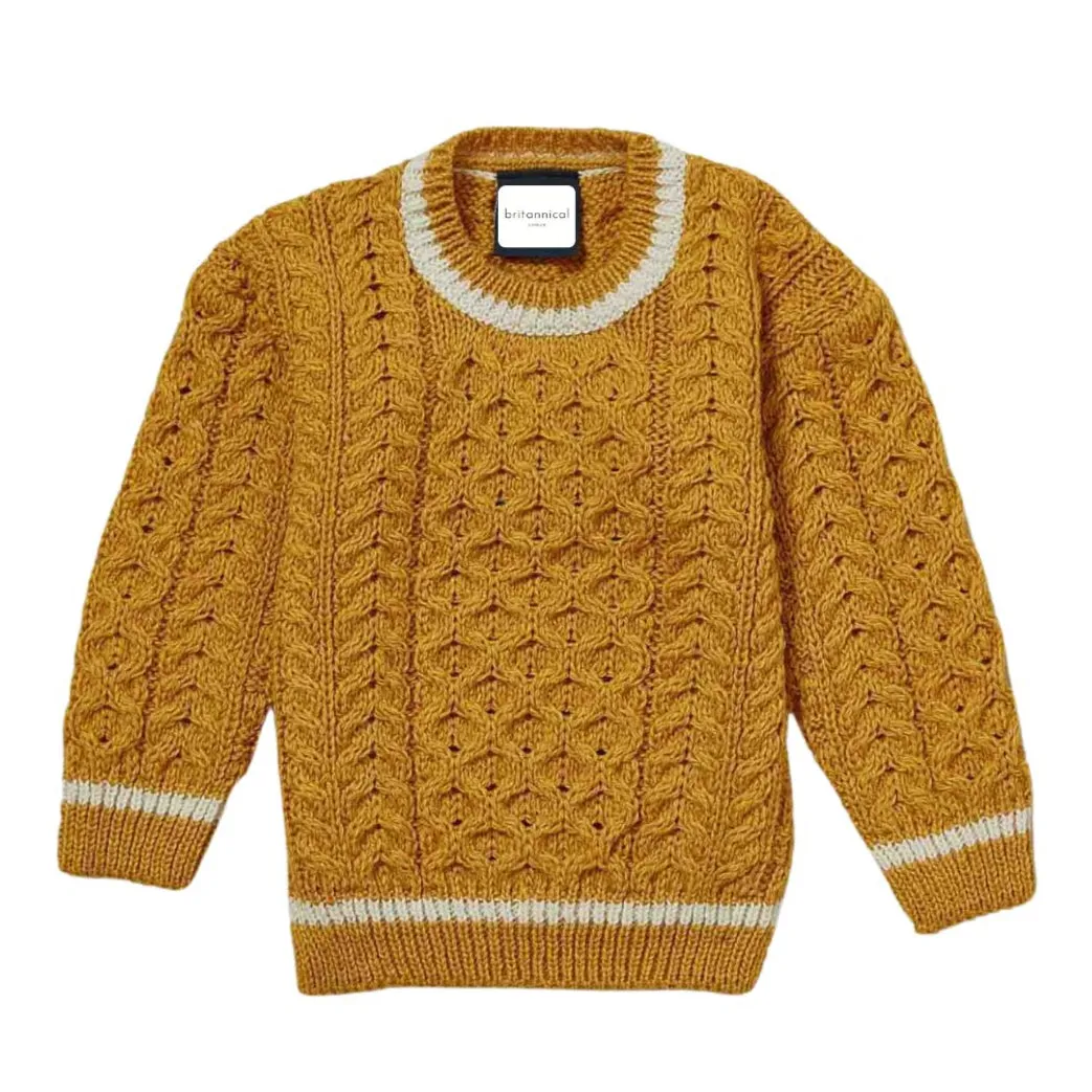 London Days Merino Children's Sweater - Sunshine