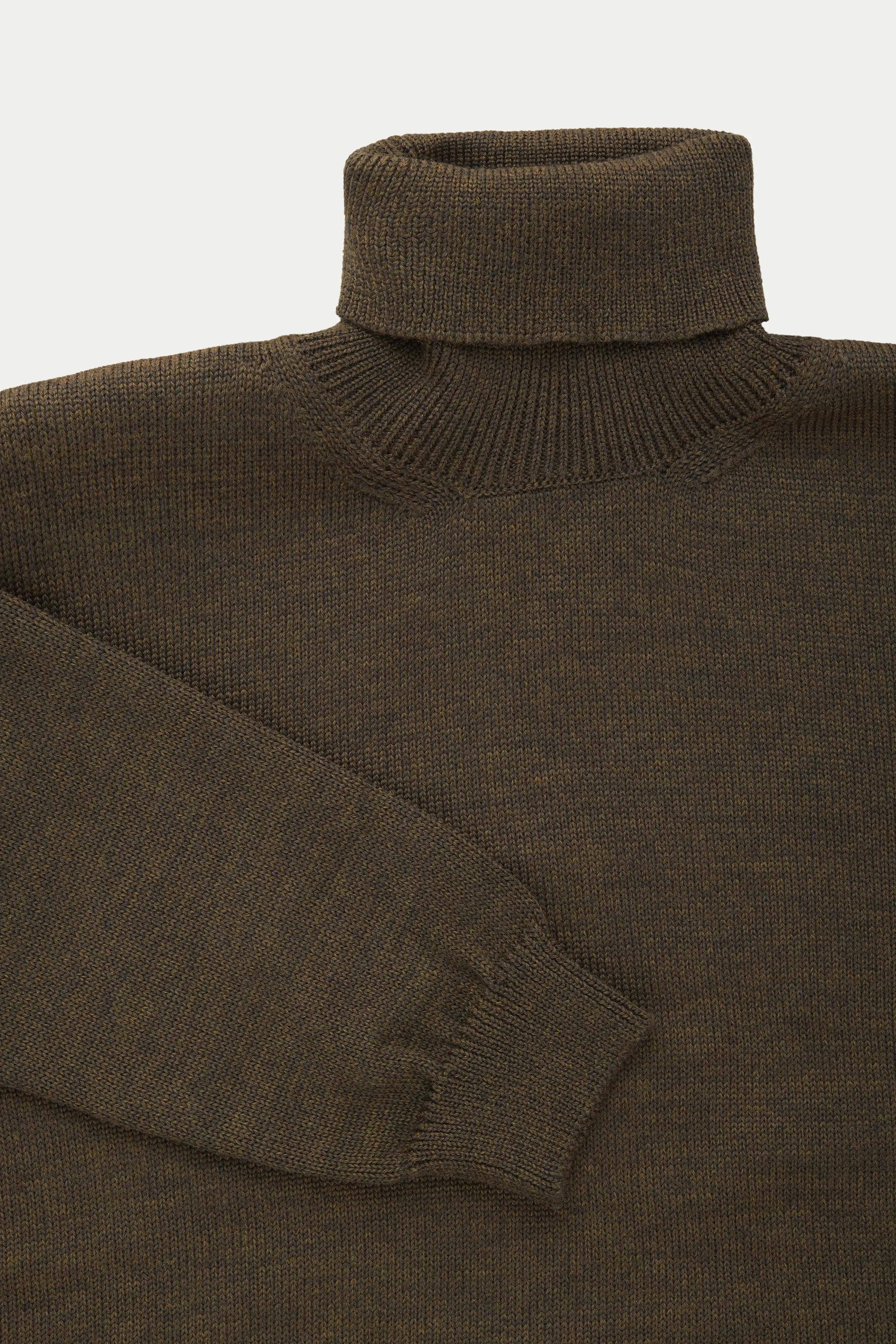 Long Sleeve Wool Knitted Turtleneck 3 Color Options