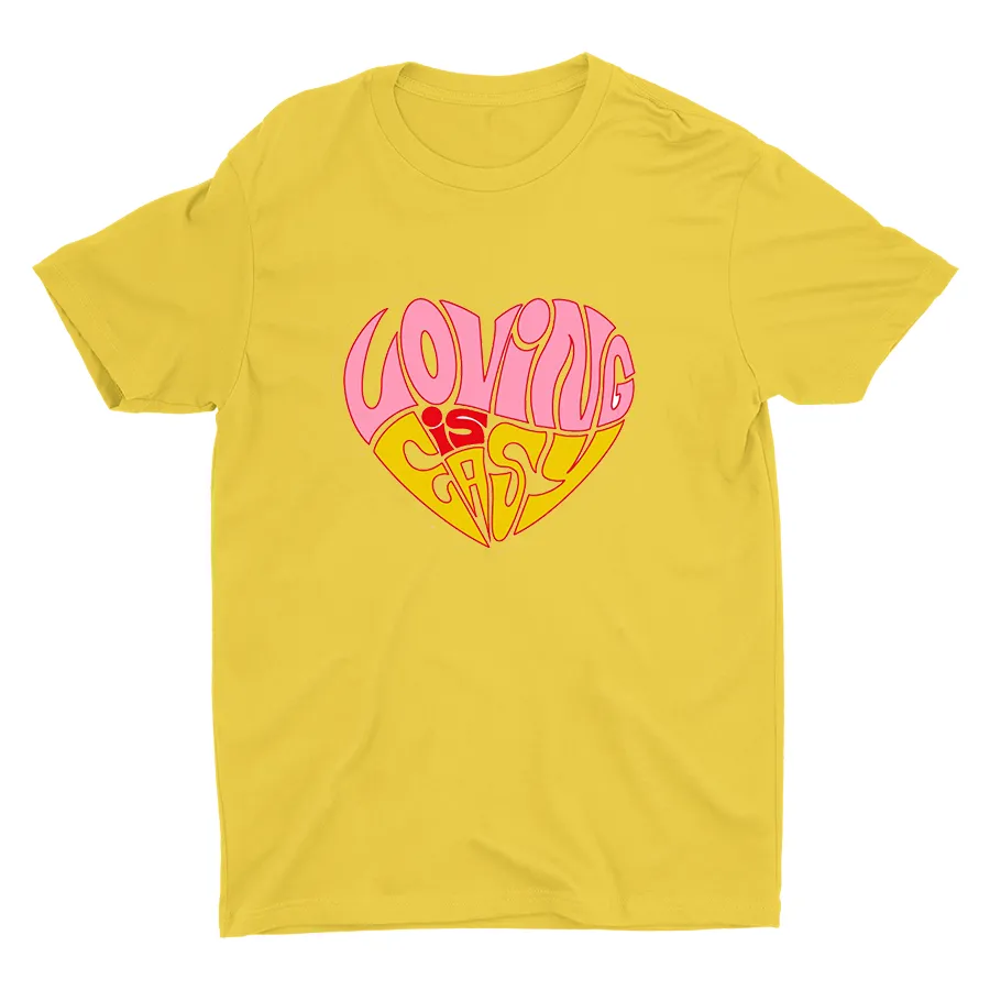 Loving is Easy Printed T-shirt