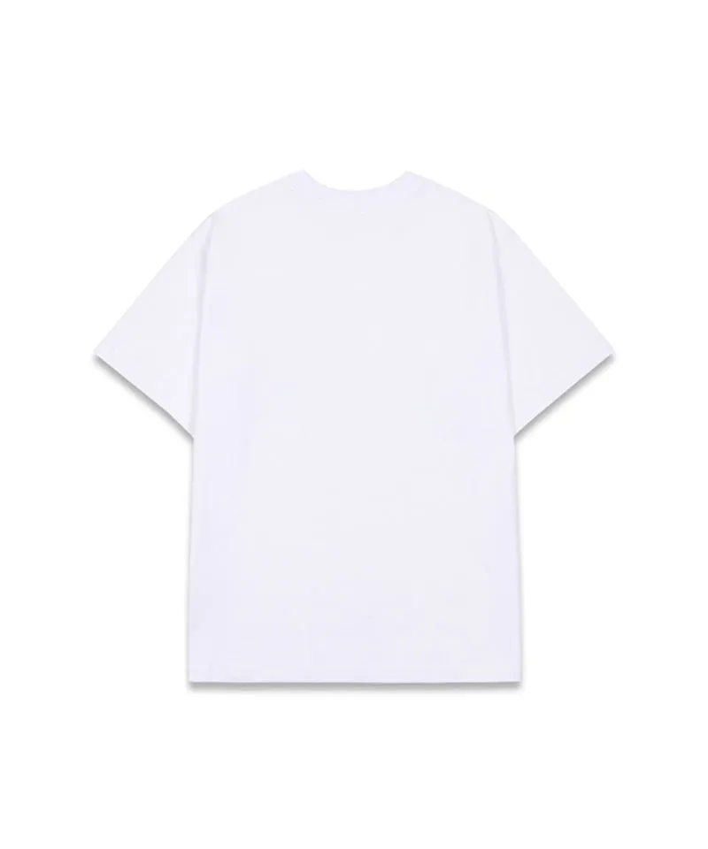 MACKY Golf: Soft Logo T-Shirt - White/Pink