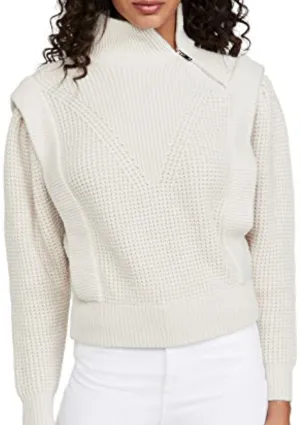 Macky turtleneck Sweater in Cream