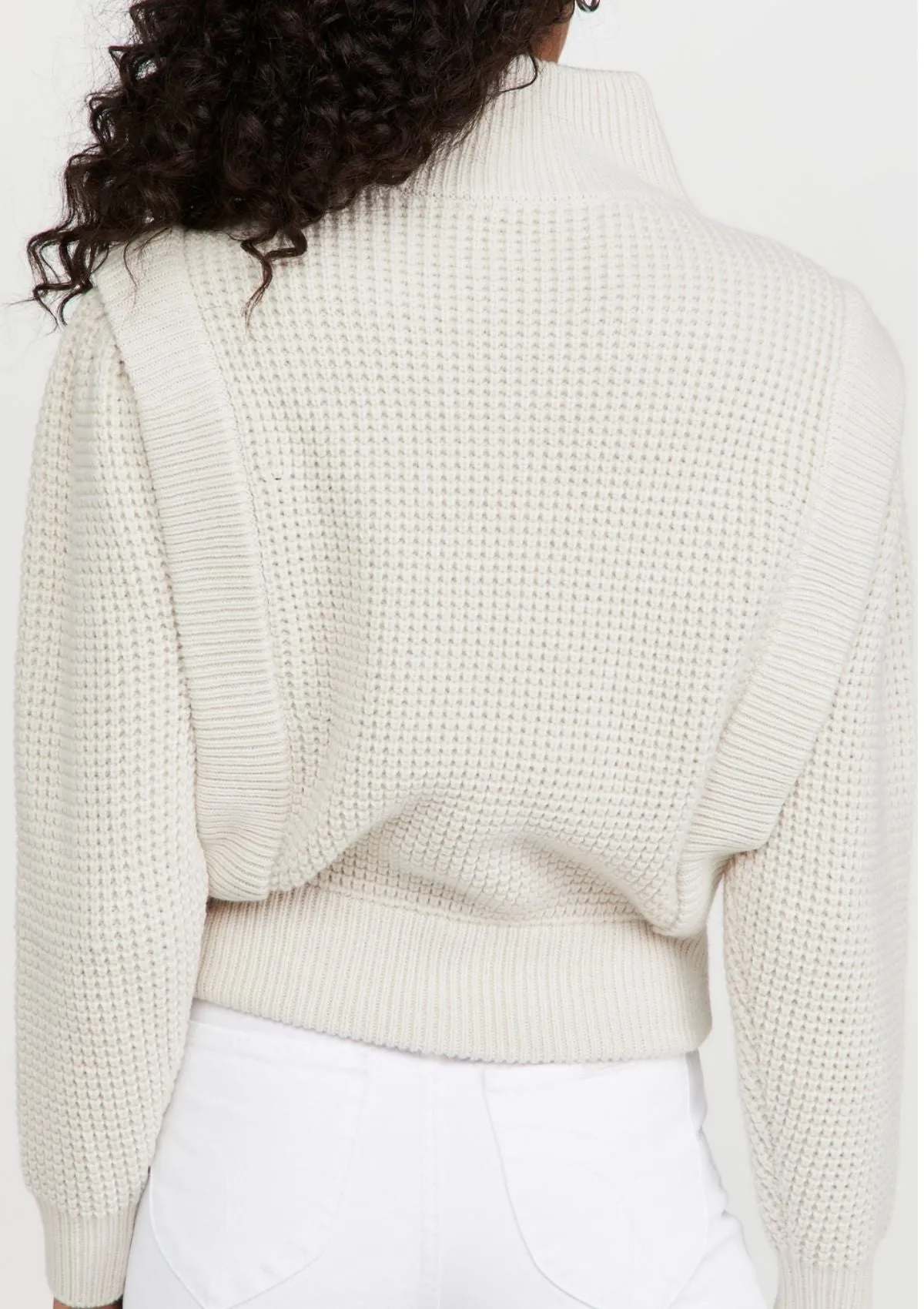 Macky turtleneck Sweater in Cream