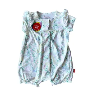 Magnetic Ruffle Romper | Hoppy Garden