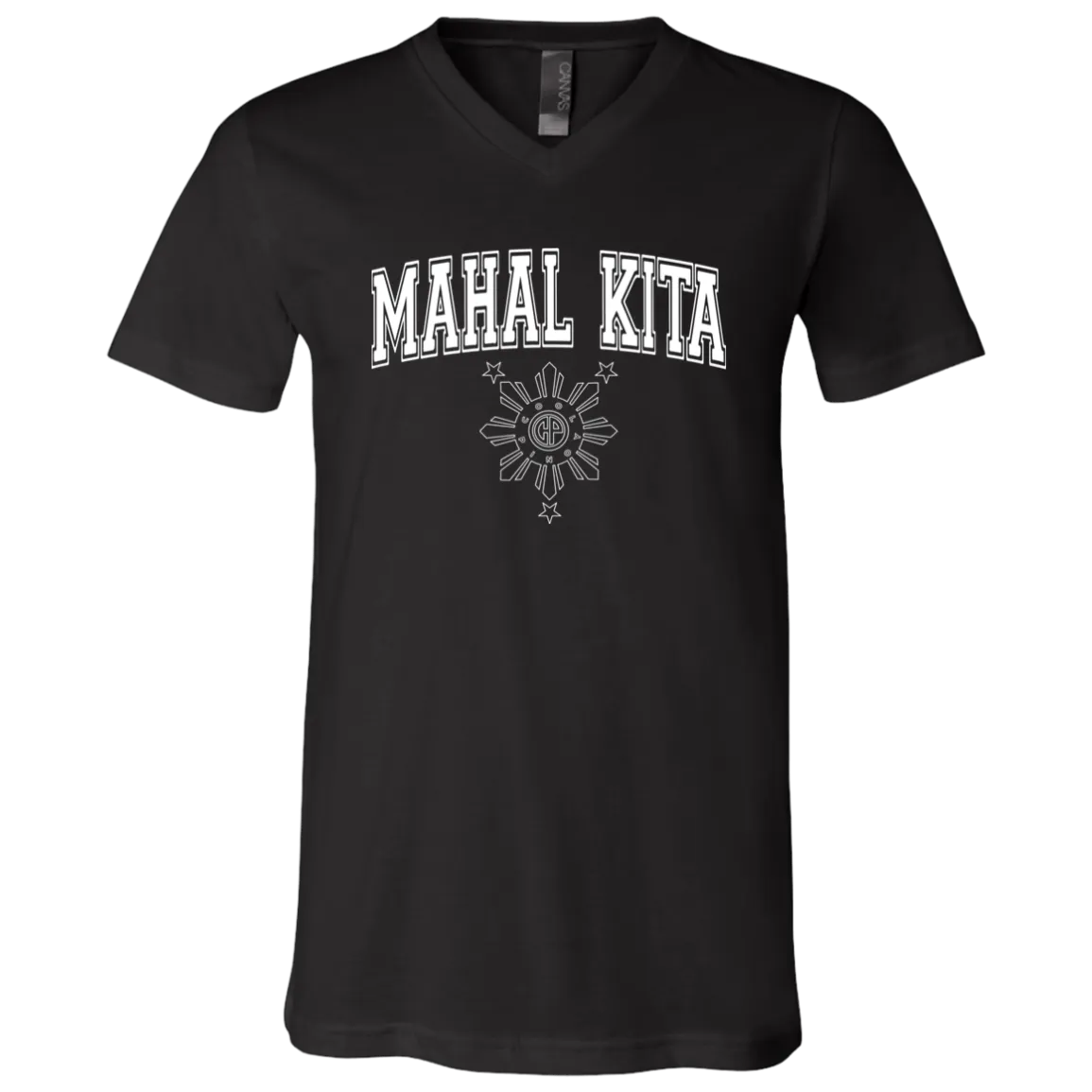 Mahal Kita University CP Unisex Jersey V-Neck T-Shirt
