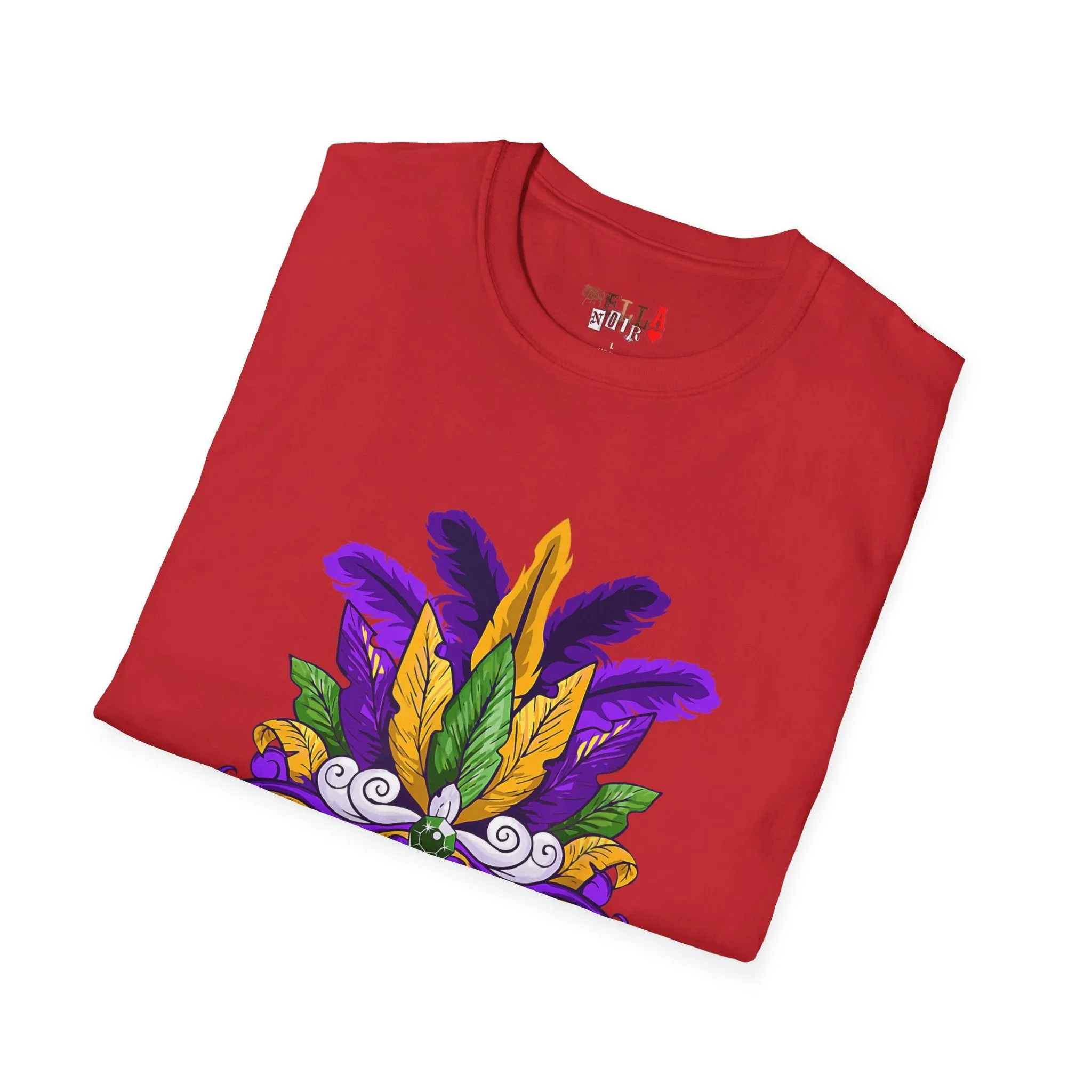 Mardi Gras Mask Unisex Softstyle T-Shirt