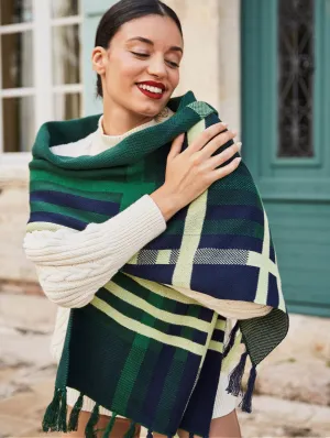 Meridian Organic Cotton Scarf | Forest