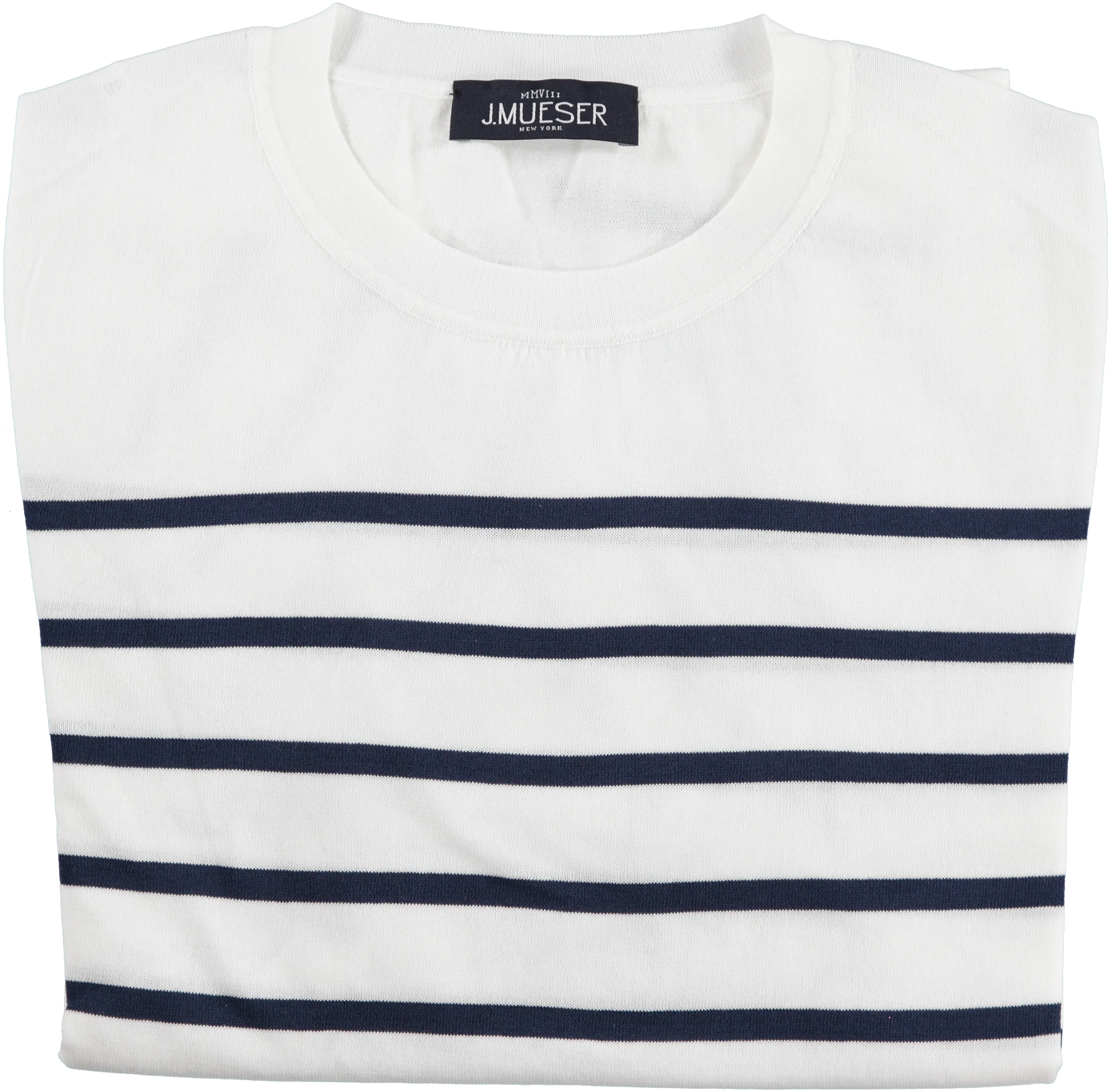 Navy Breton Stripe Long Sleeve T-Shirt