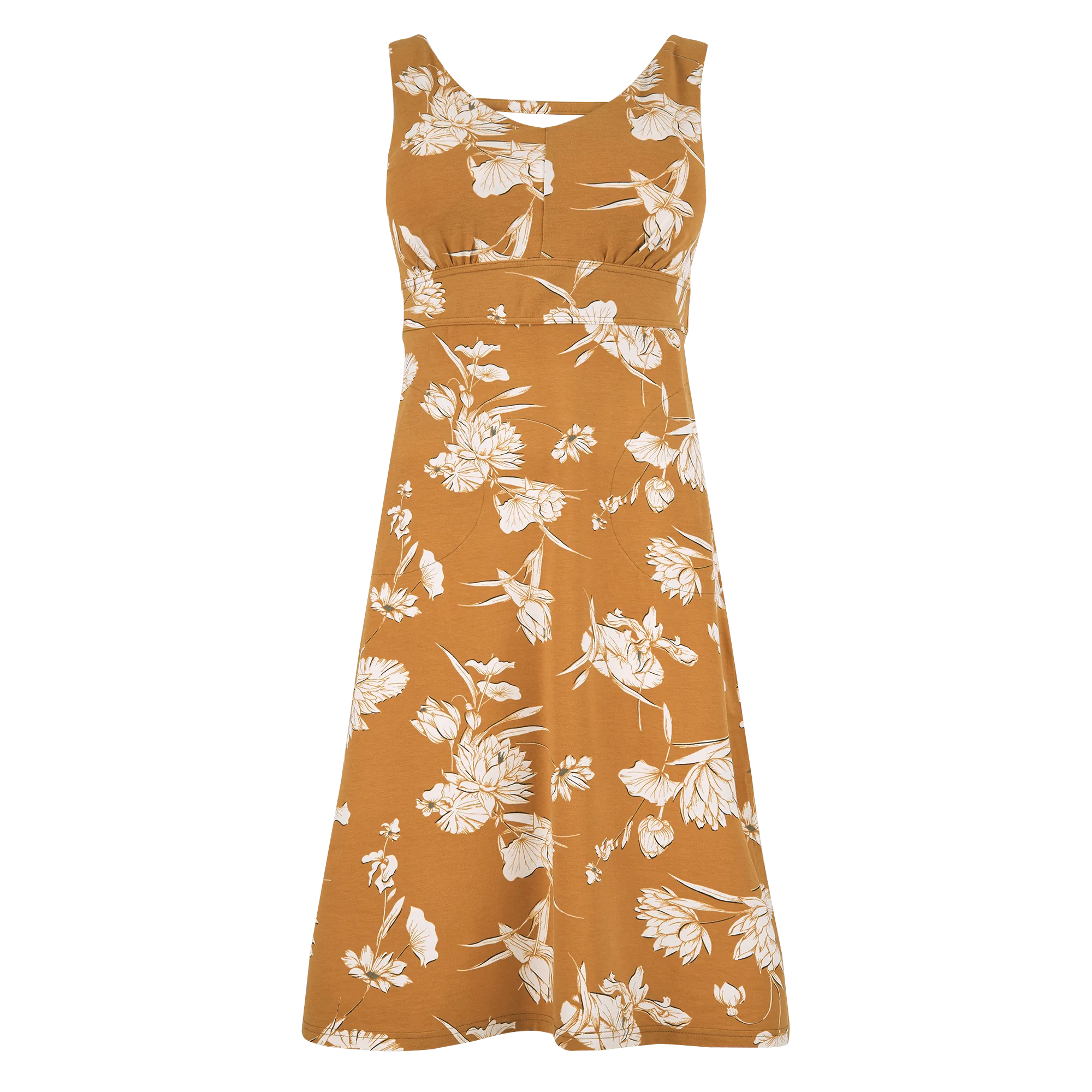 Neha Midi Dress - Caramel Lotus