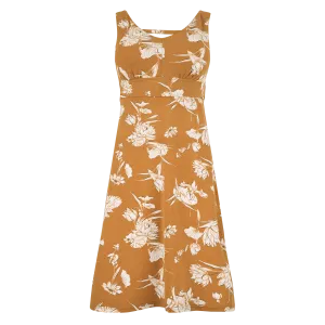 Neha Midi Dress - Caramel Lotus