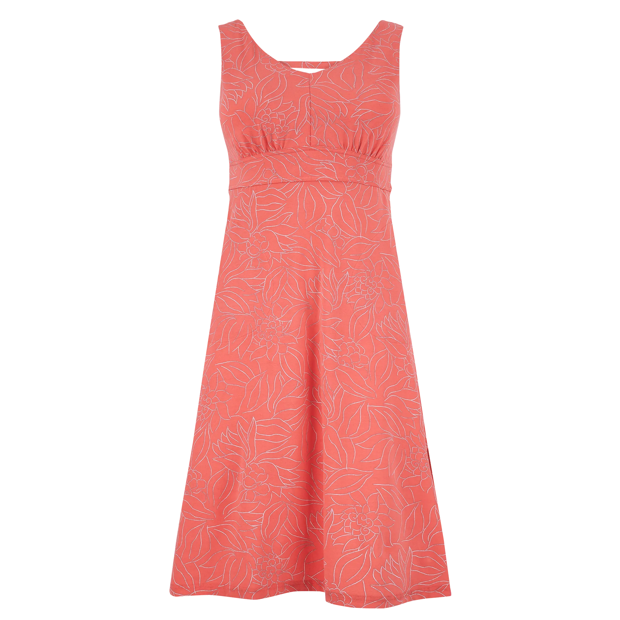 Neha Midi Dress - Sorbet Leaf