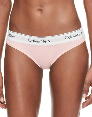 New with tags! Calvin Klein Women's Modern Cotton Bikini Panty in Pale Pink, Sz M!