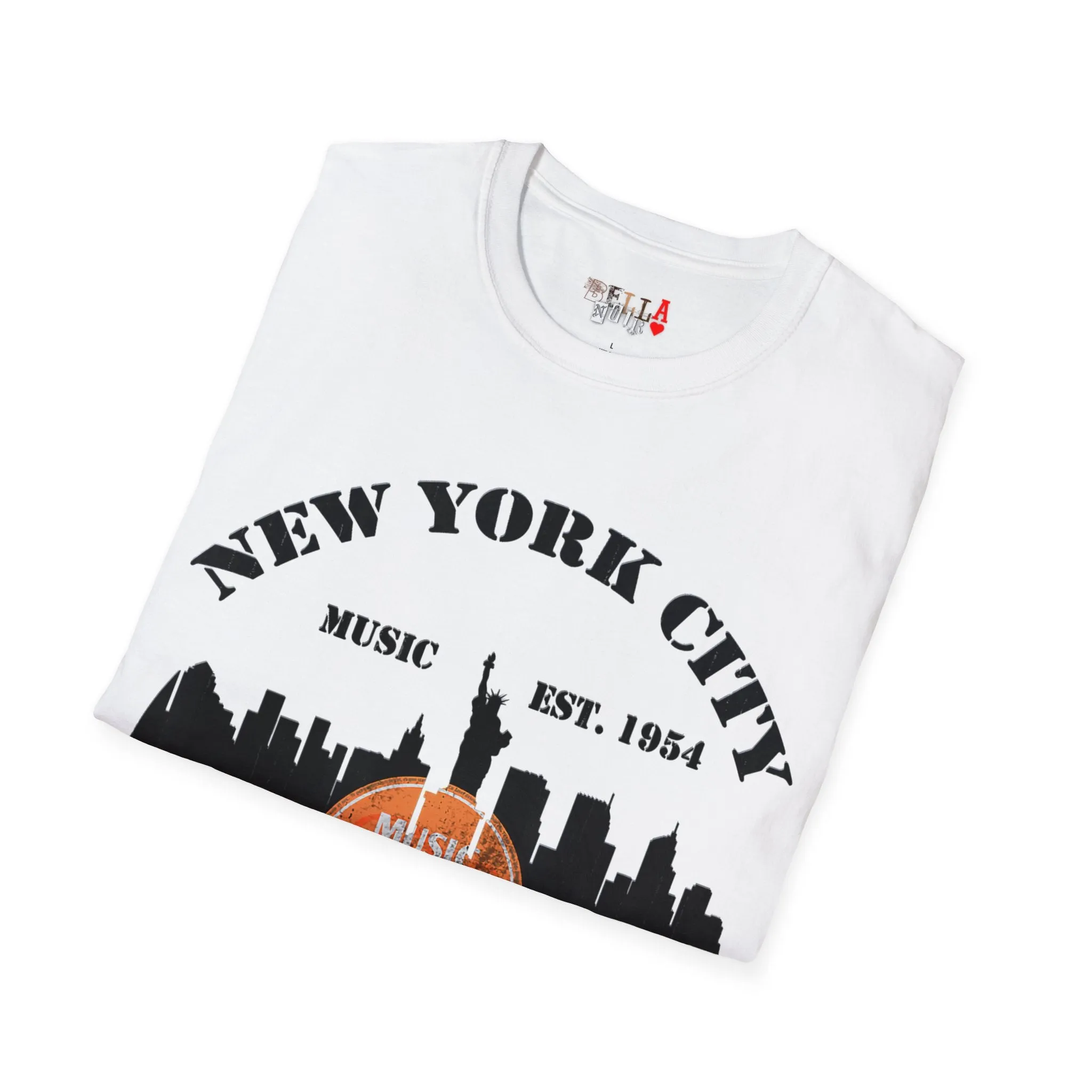 New York City Music Unisex Softstyle T-Shirt