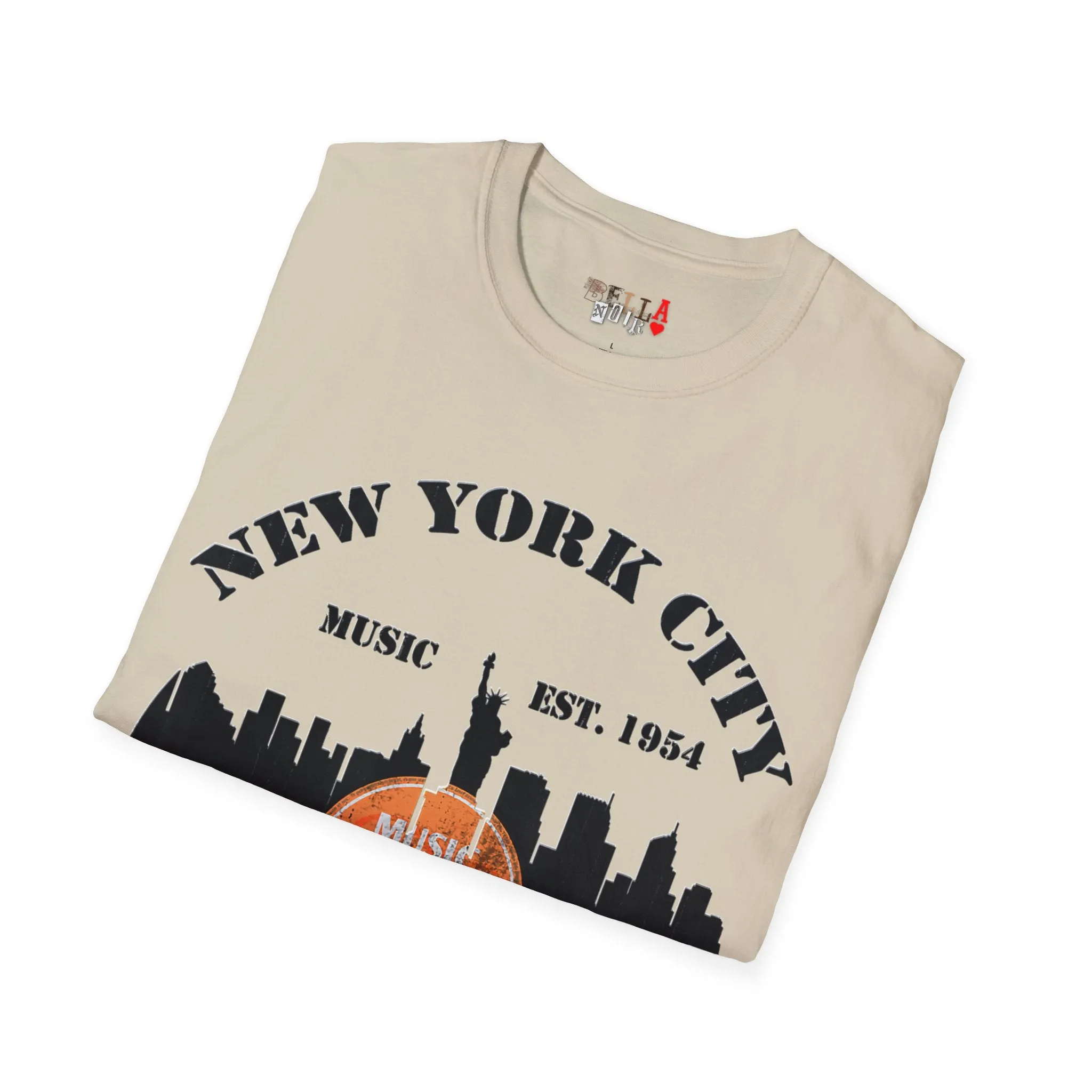 New York City Music Unisex Softstyle T-Shirt