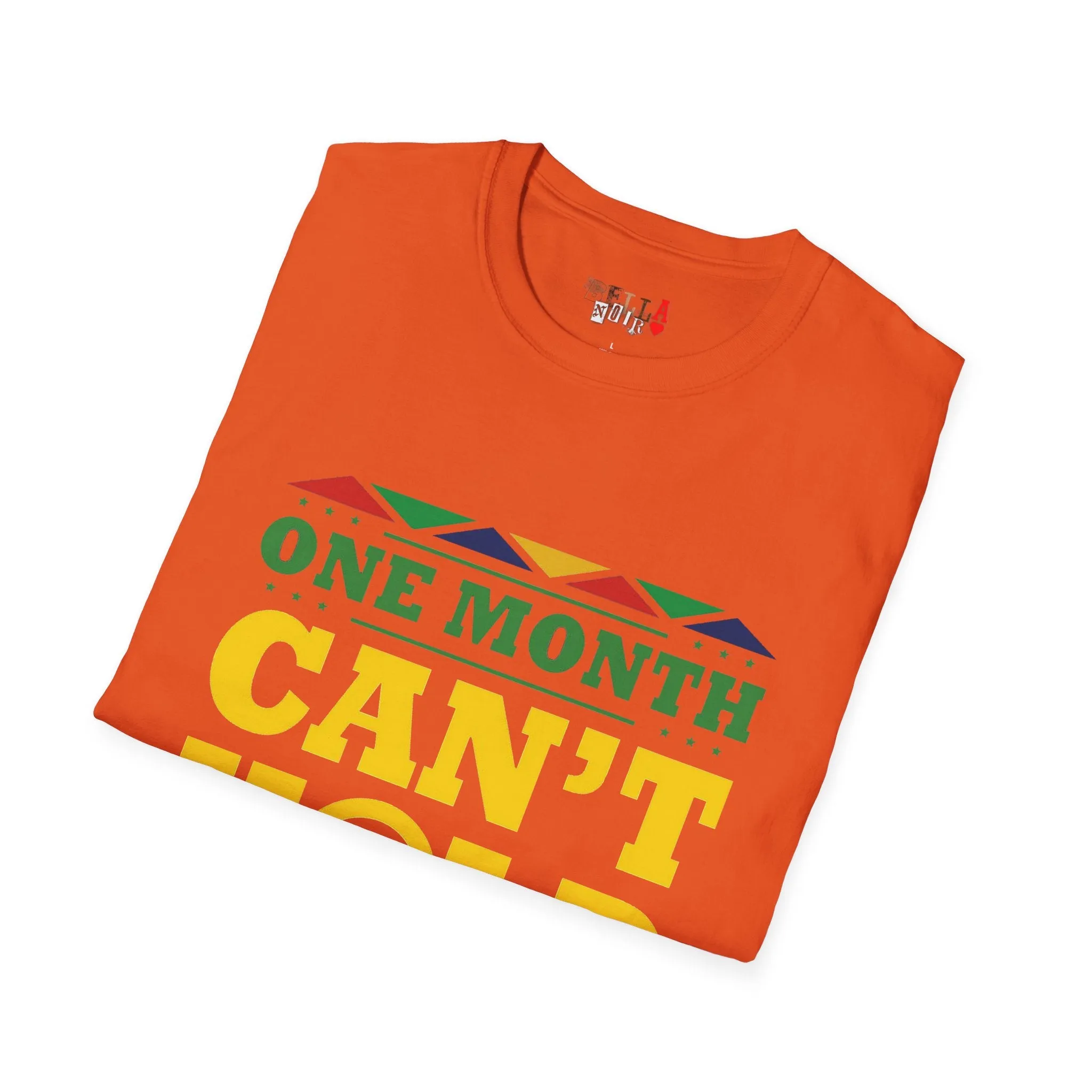 One Month Can't Hold Our History Unisex Softstyle T-Shirt