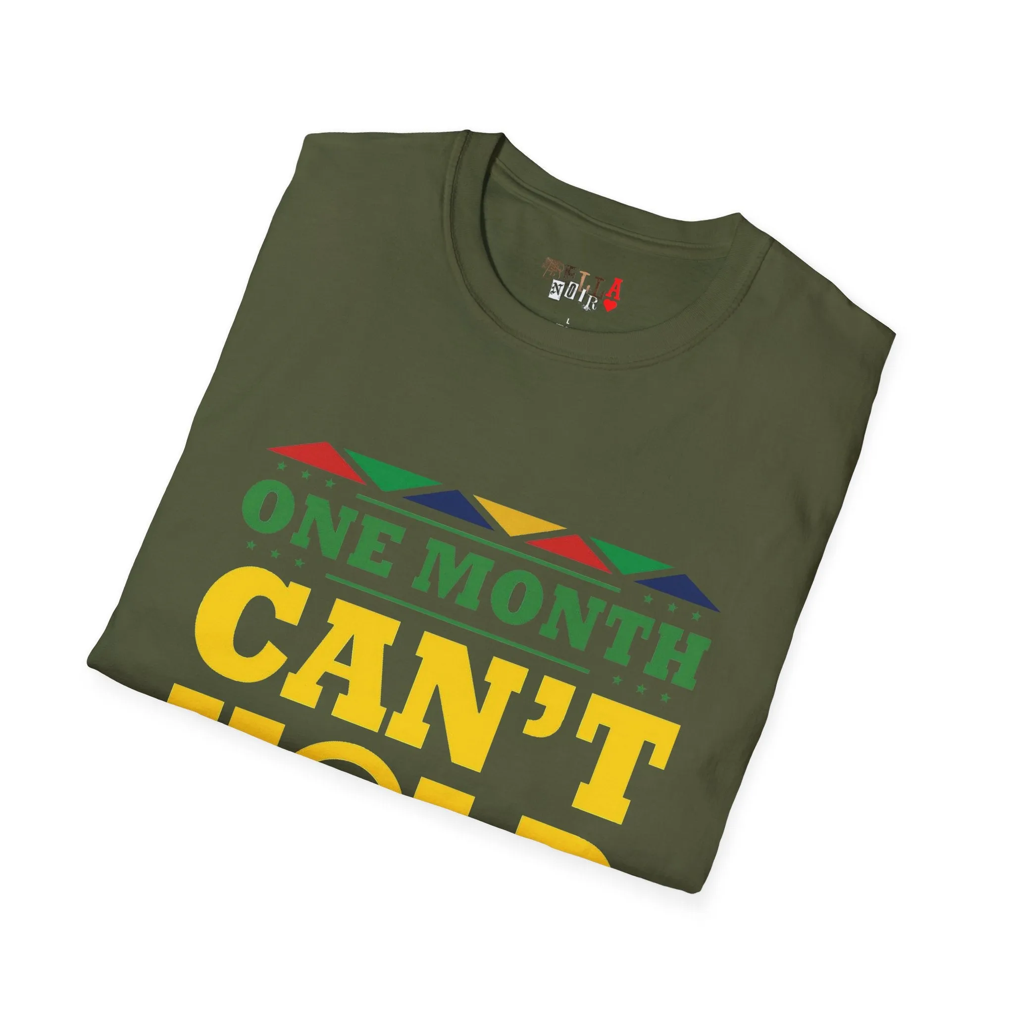 One Month Can't Hold Our History Unisex Softstyle T-Shirt