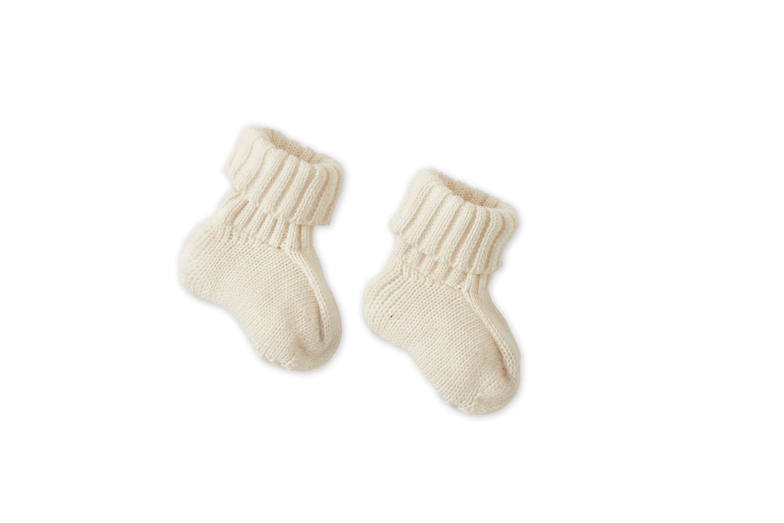 Organic Cotton Nordic Knit Baby Booties