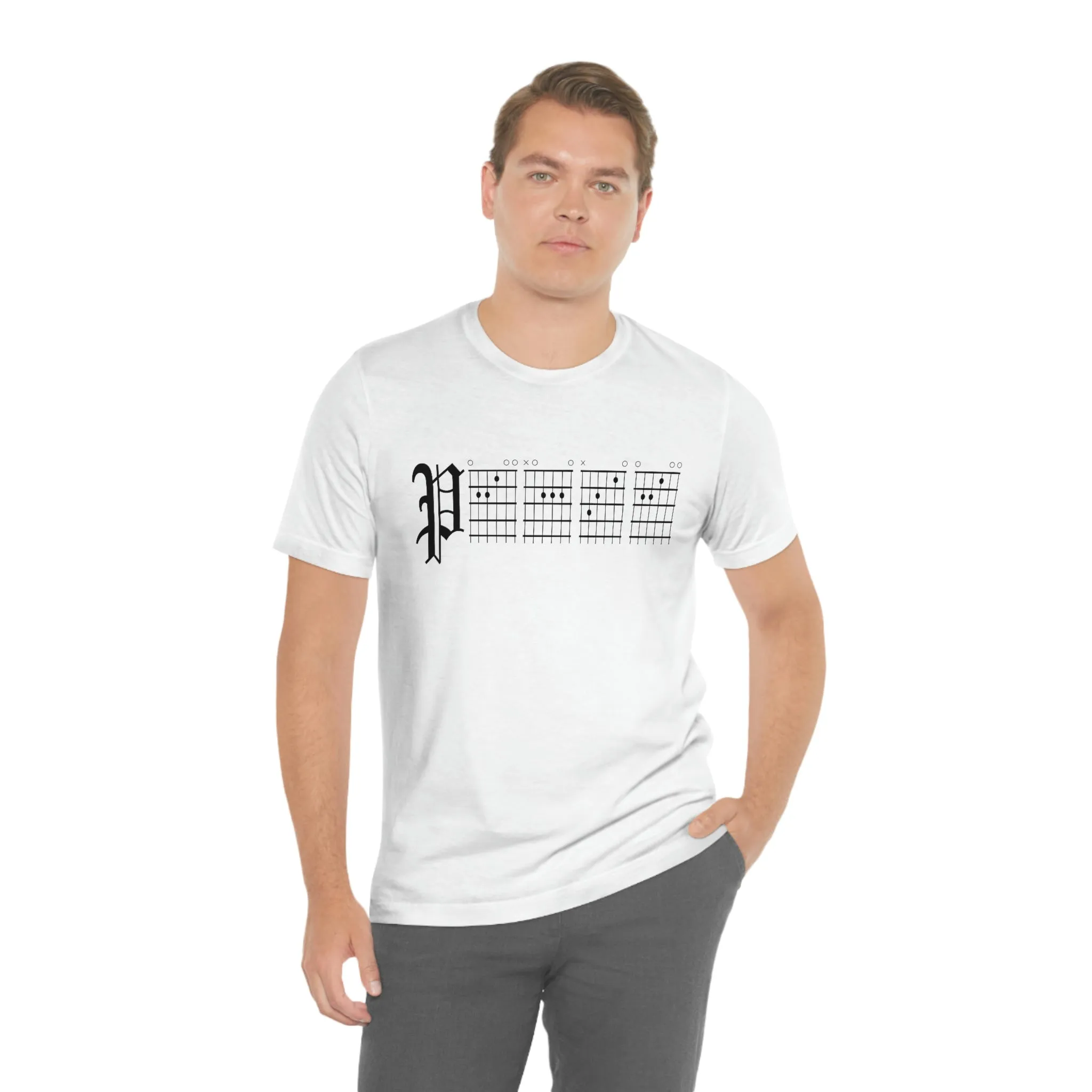 Peace Guitar Chords Shirts /Guitar Shirts/Guitar Players/Music/Peace/Inspirational/Musicians/Graphics/Music Lover Shirts/Band Shirts