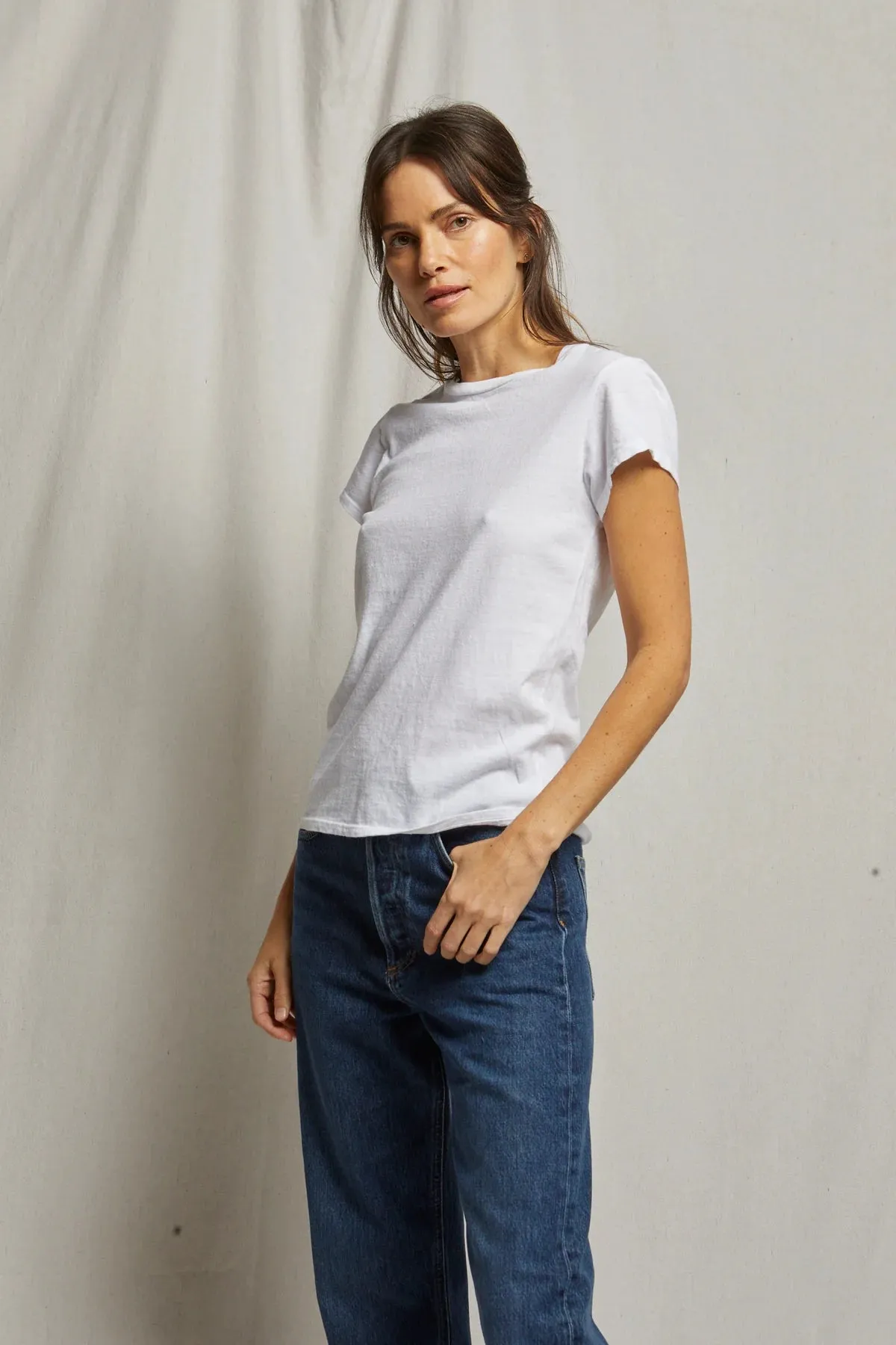 Perfect White Tee Sheryl Recycled Baby Tee