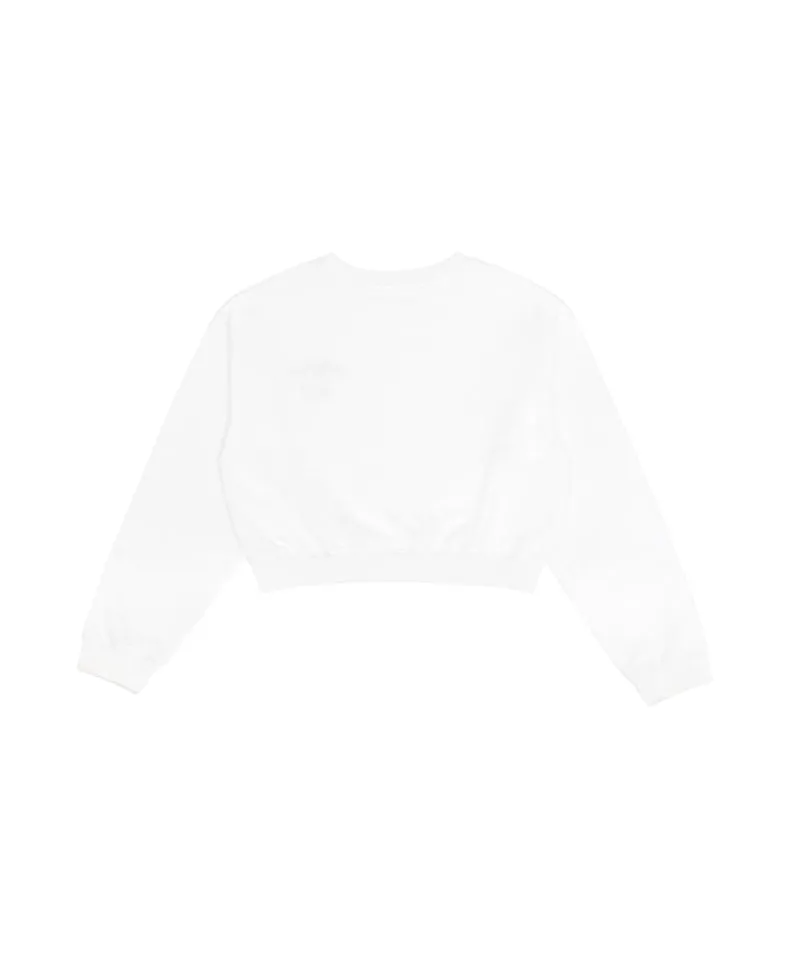 PIV'VEE Calivee Embroidery Sweatshirt - Cloud White