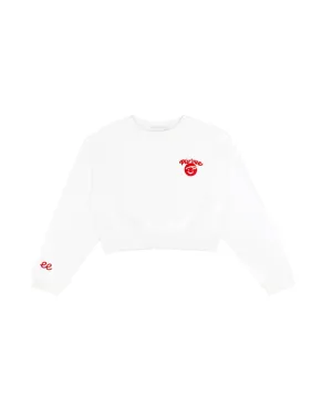 PIV'VEE Calivee Embroidery Sweatshirt - Cloud White