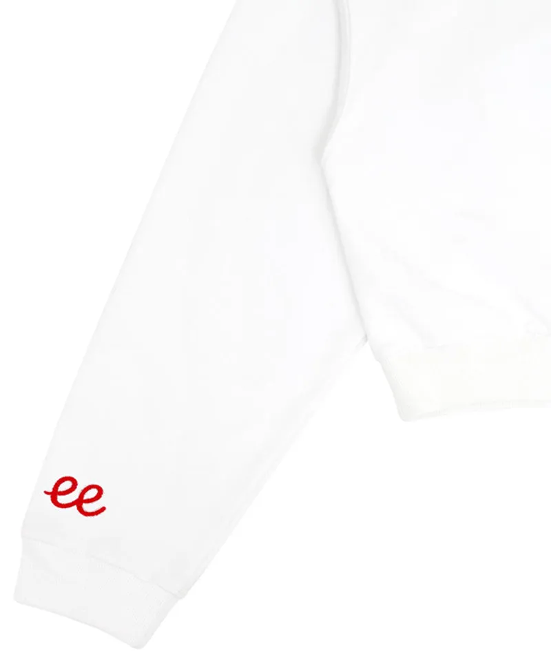 PIV'VEE Calivee Embroidery Sweatshirt - Cloud White