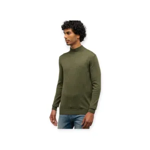Polo Long Sleeve High Collar Knitwear Fatigue