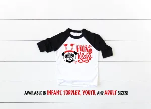 Pugs And Kisses - Kids Valentines