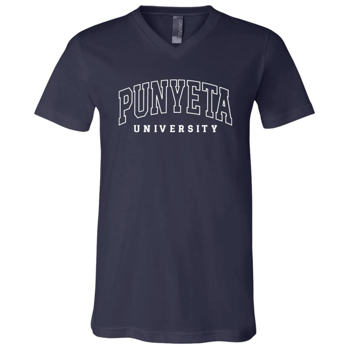 Punyeta University Unisex Jersey V-Neck T-Shirt