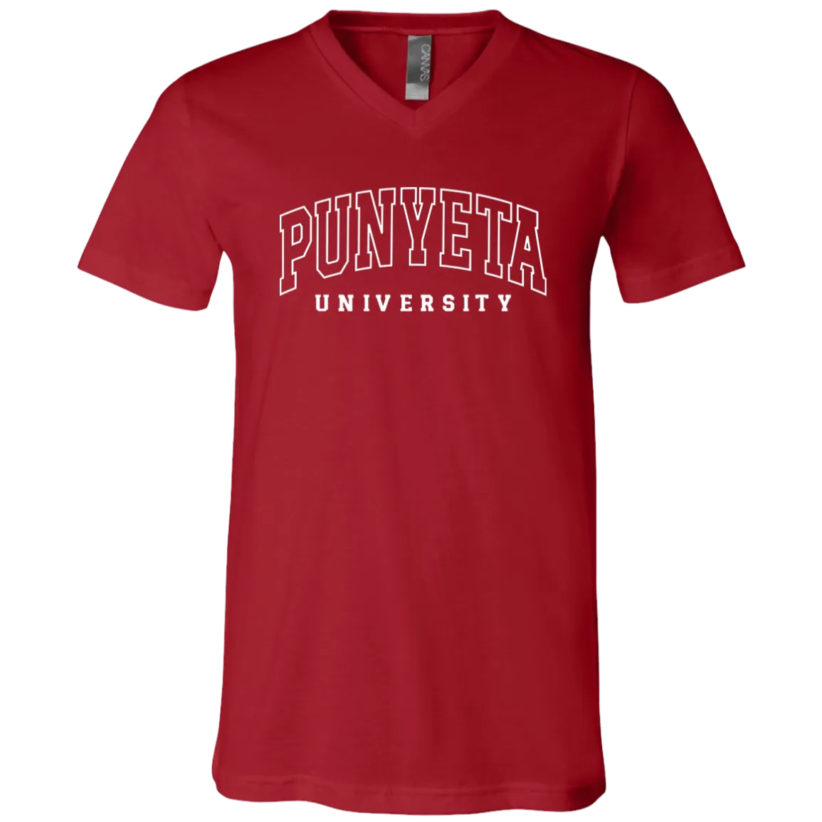 Punyeta University Unisex Jersey V-Neck T-Shirt