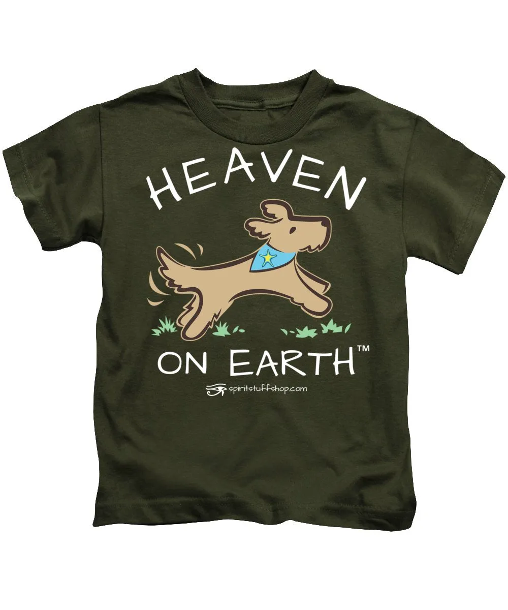 Pup/dog Heaven On Earth - Kids T-Shirt