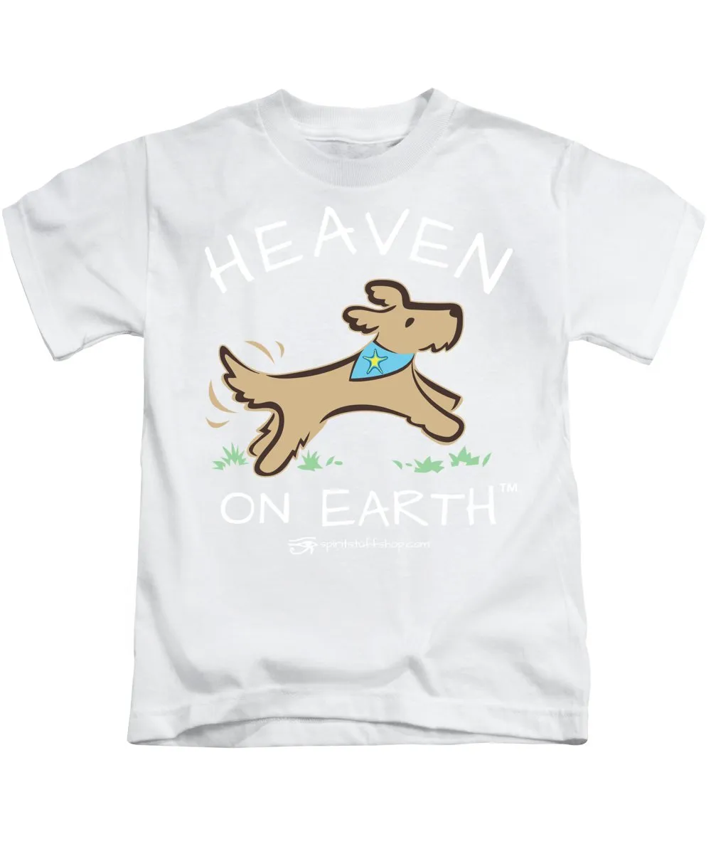 Pup/dog Heaven On Earth - Kids T-Shirt