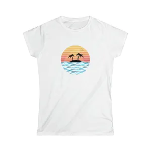 "Sunset"  Custom T-Shirt for Women