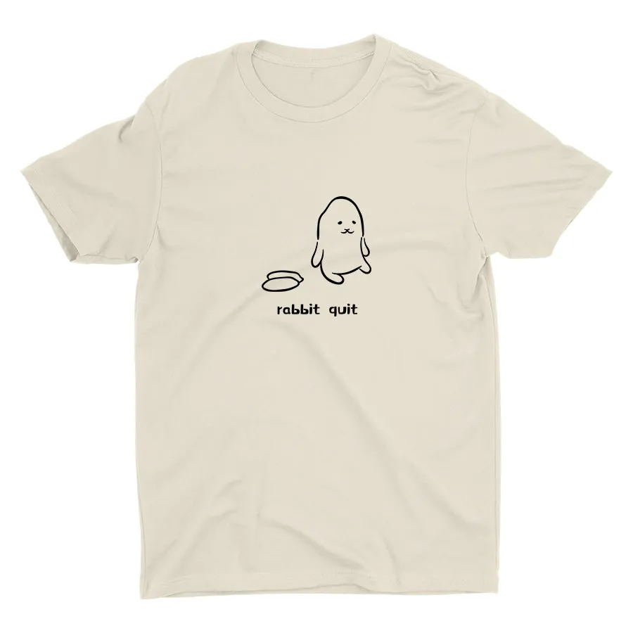 Rabbit Quit -B  Cotton Tee