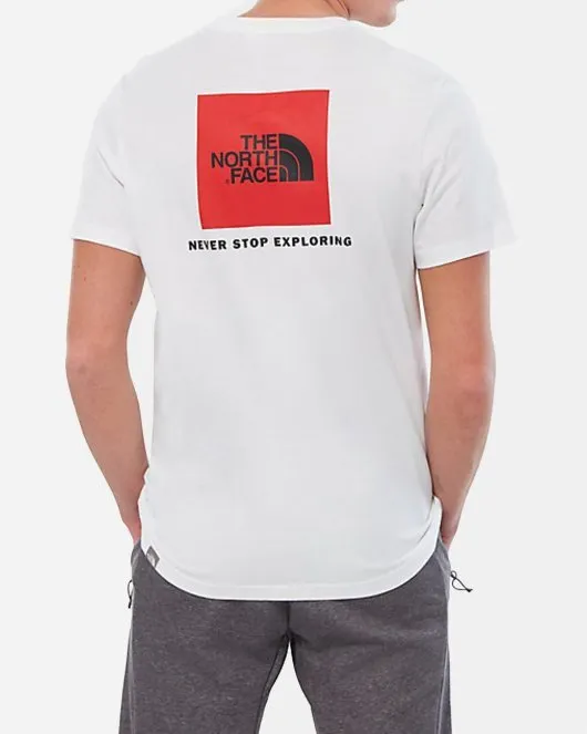 Red Box Tee - White