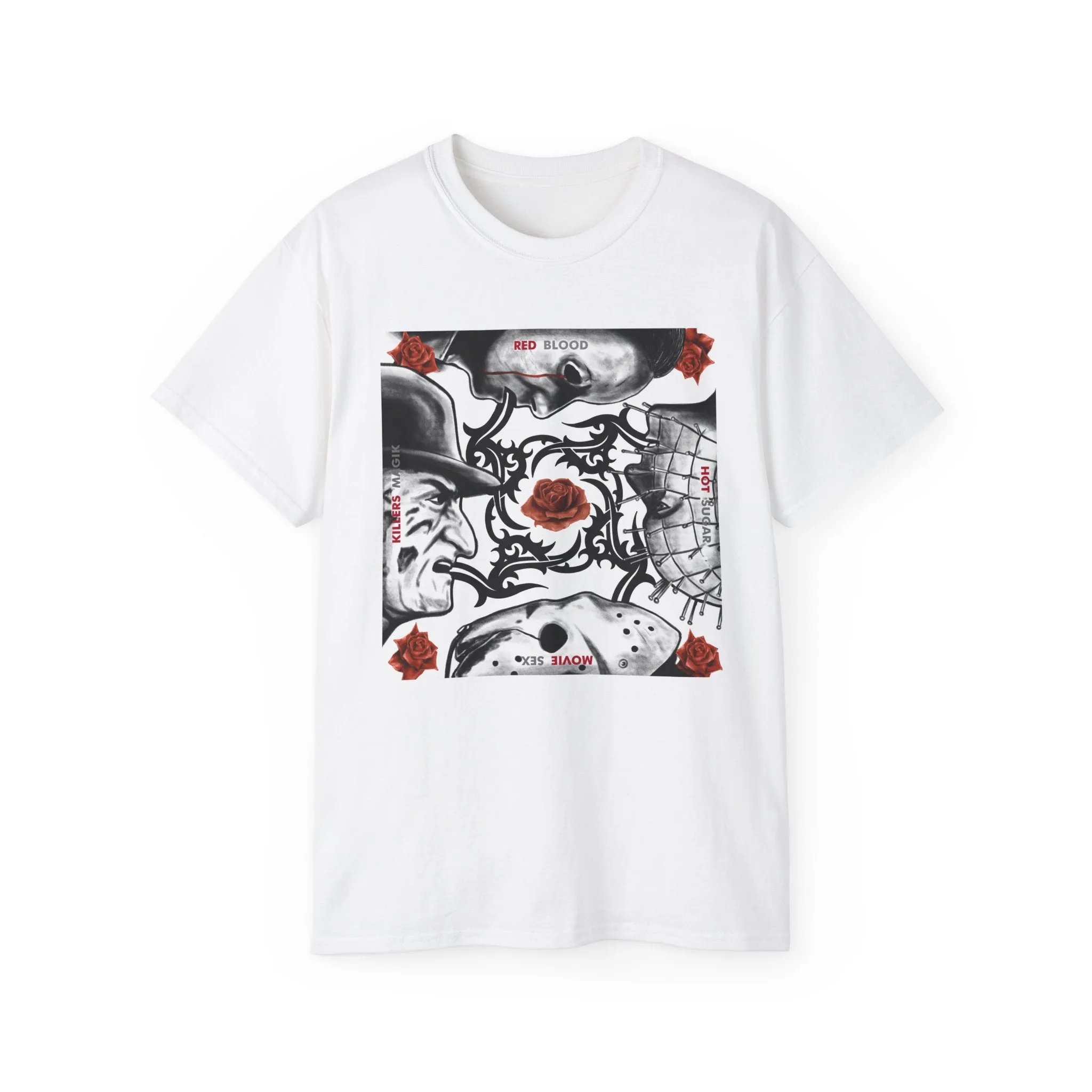 Red Hot Movie Killers T-Shirt On Gildan Ultracotton