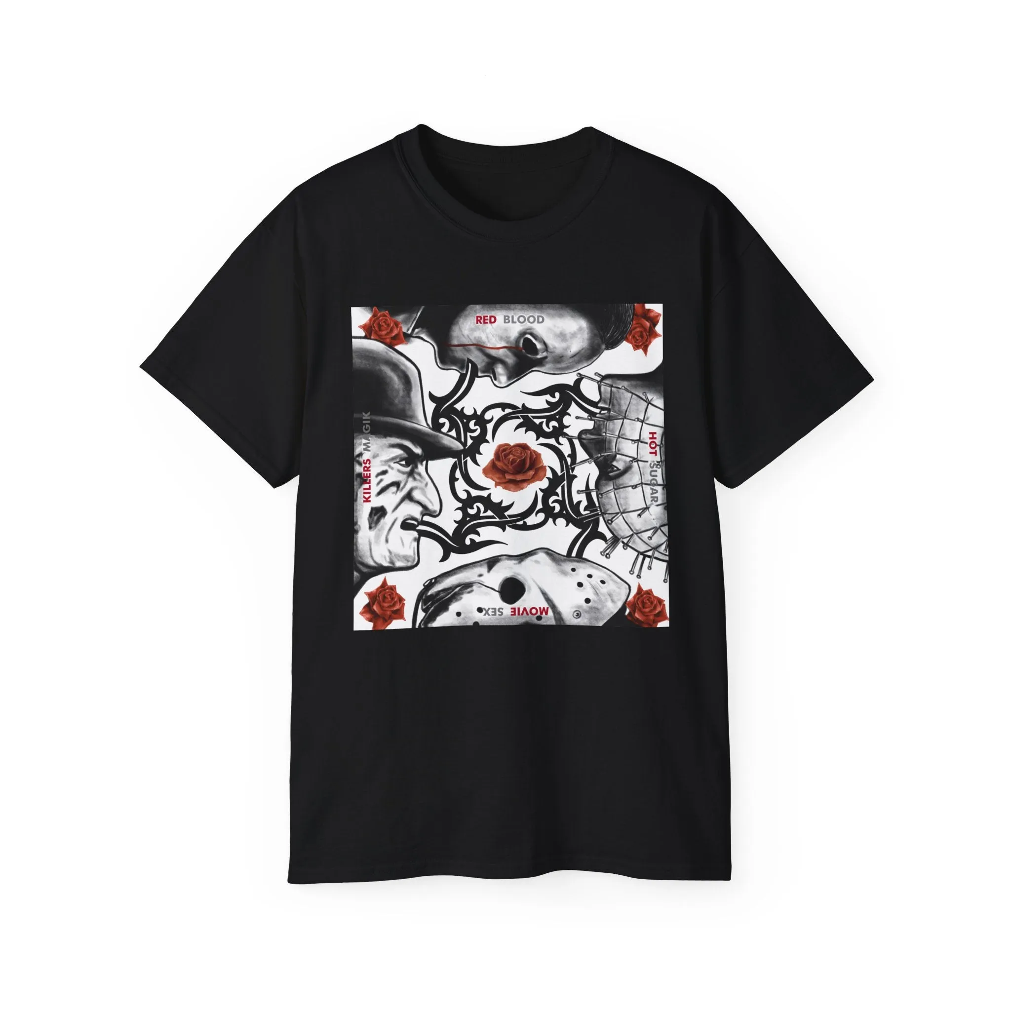 Red Hot Movie Killers T-Shirt On Gildan Ultracotton