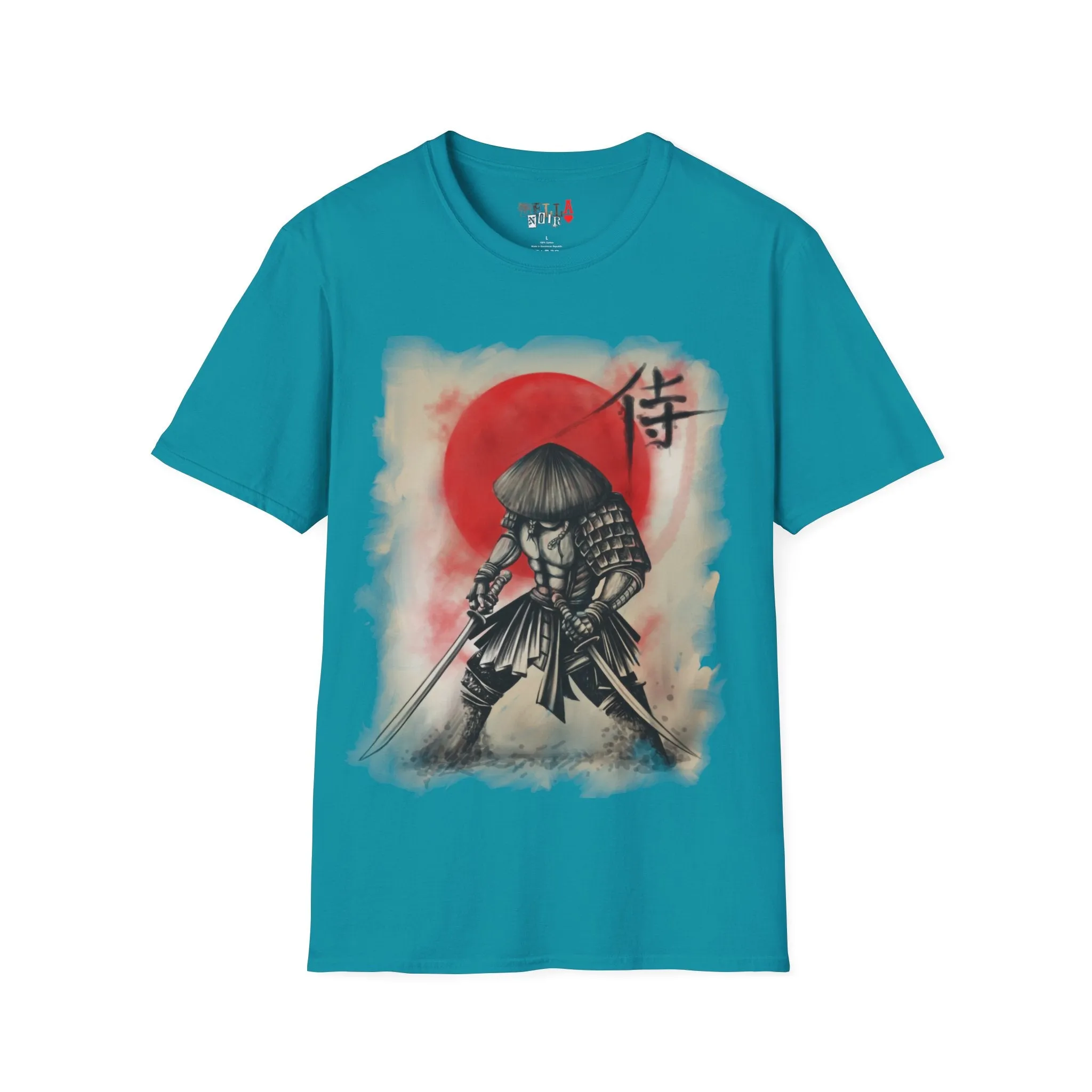 Red Moon Samurai Unisex Softstyle T-Shirt