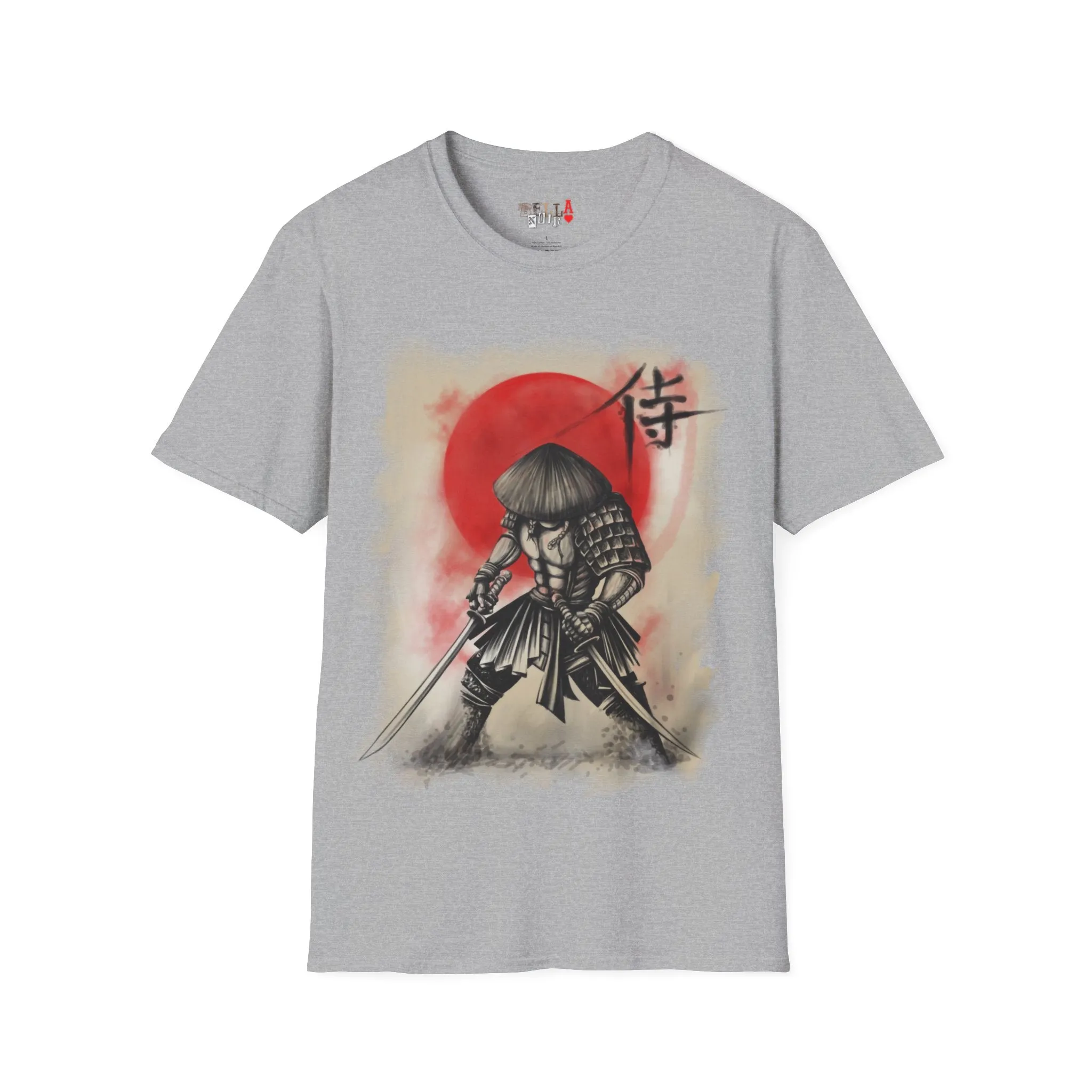 Red Moon Samurai Unisex Softstyle T-Shirt