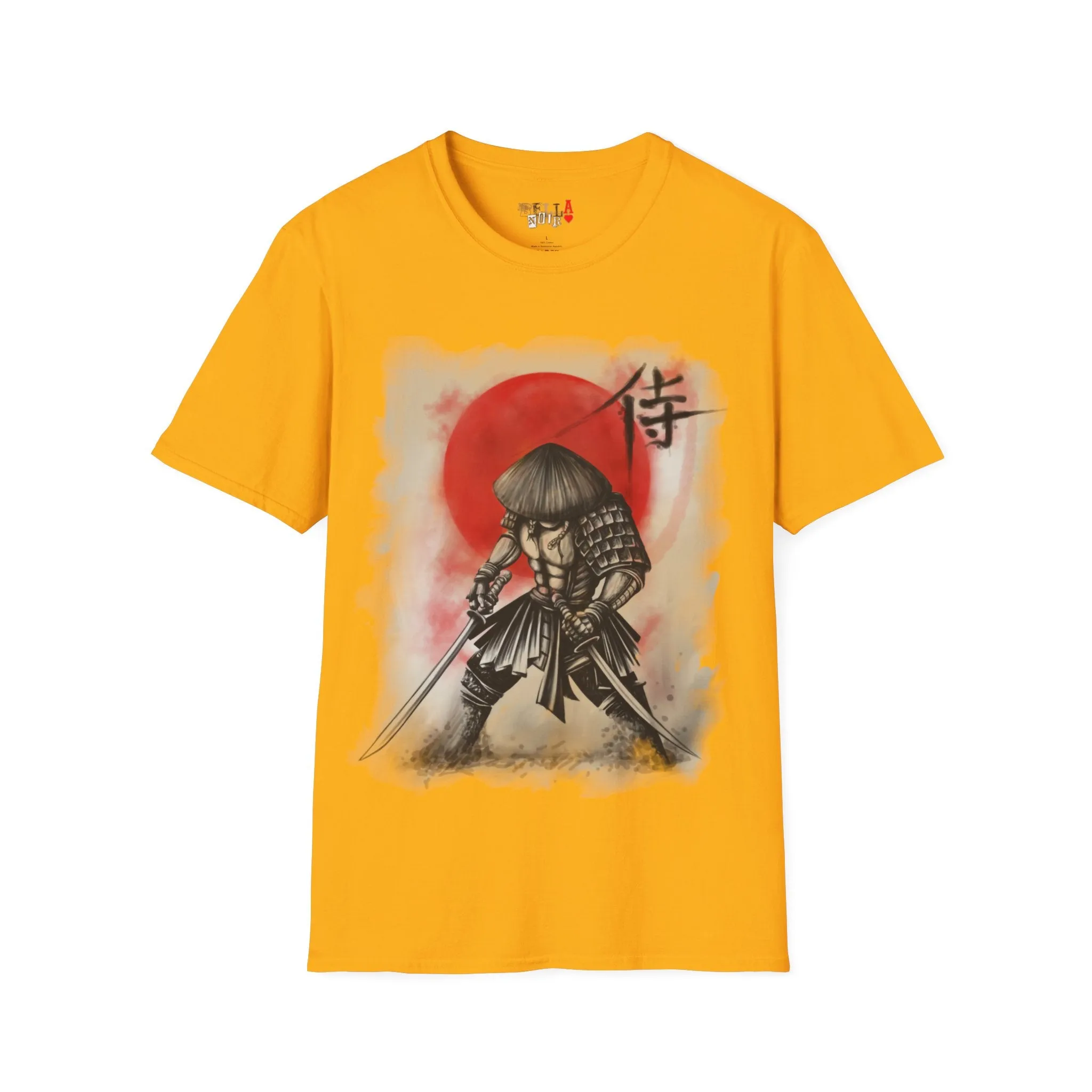 Red Moon Samurai Unisex Softstyle T-Shirt